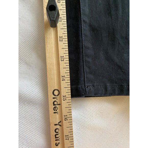 Bandolino Womens Black Denim Capri Pants Size 10 Thea Pull On Pants Casual - Picture 7 of 7